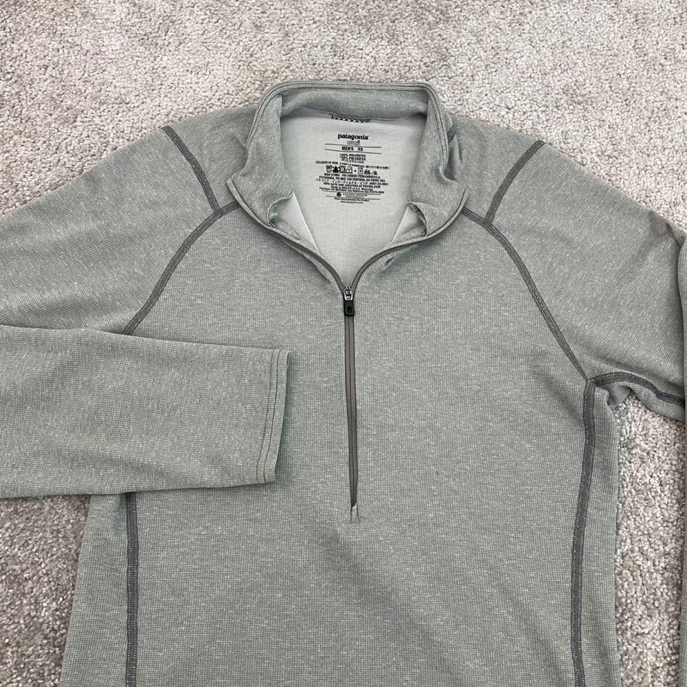 Patagonia Capilene Pullover Mens Extra Small 2 Lightweight Zip Neck Base Layer